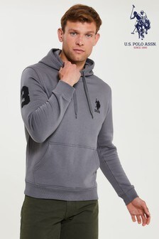 U.s. Polo Assn. Player 3 Kapuzensweatshirt, Hellgrau (832331) | 81 €