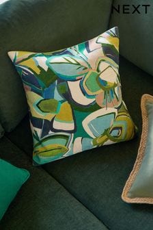 Bright Green 50 x 50cm Multi Green Leaf Cushion (832542) | $33