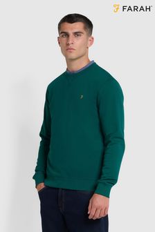 Grün - Farah Tim New Sweatshirt mit Rundhalsausschnitt, Blau (832550) | 40 €