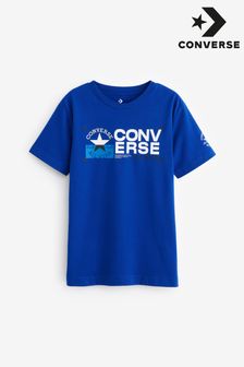 Converse Blue Utility Chest Logo T-Shirt (832676) | €23