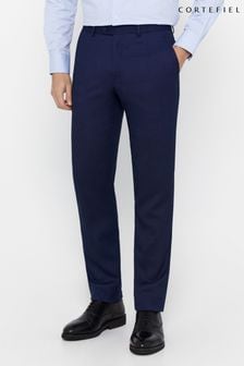 Niebieski garnitur Cortefiel Series Xxi Birdseye: spodnie (832787) | 159 zł