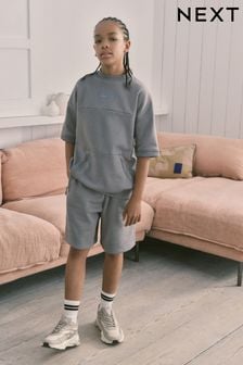 灰色 - 實用短袖運動短褲套裝 (3-16歲) (832873) | NT$1,070 - NT$1,290