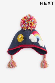 Rainbow Trapper Hat (3mths-6yrs)