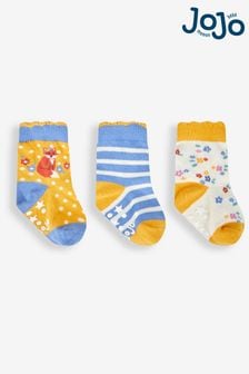 JoJo Maman Bébé 3-Pack Fox Socks