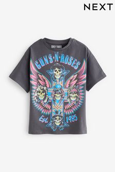 Charcoal Grey Guns N' Roses Band License T-Shirt (3-16yrs) (834487) | €17.50 - €24