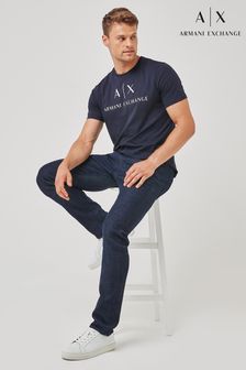 Azul marino - Camiseta con logo de Armani Exchange (834616) | 47 €