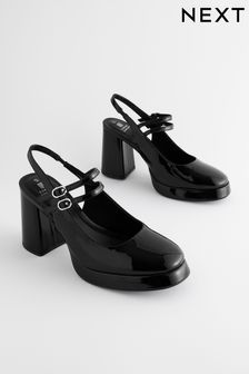 Women s Shoes Black Platform Partywear Footwear Next Germany