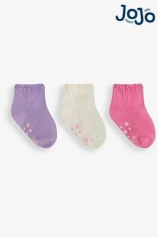 Bunt - Jojo Maman Bébé Socken mit Prinzessinnendesign im 3er-Pack (835574) | 18 €