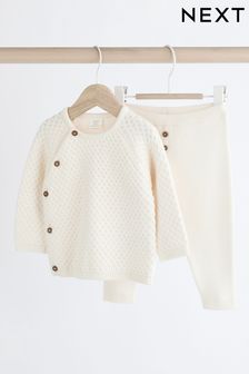 Girls White Knitwear Next Luxembourg