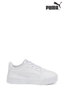 Puma White Ivory Babies Carina 2.0 AC Trainers (836938) | KRW68,300