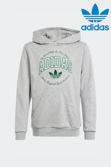 سترة بقلنسوة رمادي من adidas Originals  (837263) | 211 د.إ