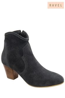 Ravel Grey Suede Leather Ankle Boots (837494) | 146 €
