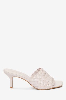 Mules Signature en cuir tressé