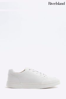 River Island Mixed Texture Trainers