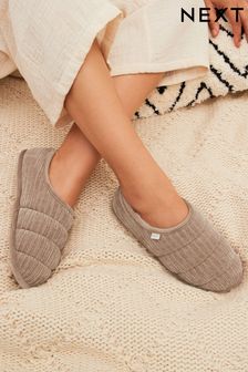 Natural Corduroy Shoot Slippers (838418) | €6