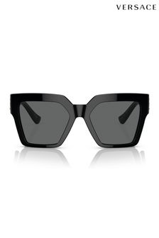 Versace Oversized Black Sunglasses