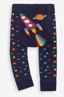Jojo Maman Bébé嬰兒裝火箭圖案特厚內搭褲 (83Y132) | NT$580