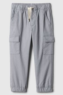 Серый - Gap спортивные брюки-карго с поясом на резинке Washwell (новорожденных - 5 лет) (840322) | €26