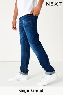 Indigo Regular Fit Mega Stretch Adjustable Waist Jeans (3-16yrs) (841304) | 7,780 Ft - 10,770 Ft
