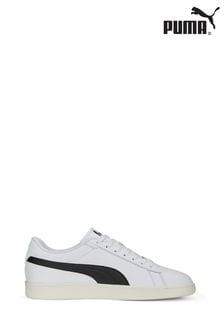 Puma White Grey Smash 3.0 L Trainers (841836) | €66