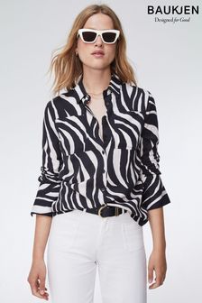 Baukjen Kamilah Hemd mit Tencel™ und Animalprint (842719) | 85 €