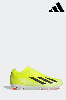 adidas Yellow Performance X Crazyfast League Laceless Firm Ground Boots (843324) | €108