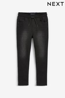 Black Skinny Fit Stretch Elasticated Waist Jeans (3-16yrs) (843409) | €17 - €24