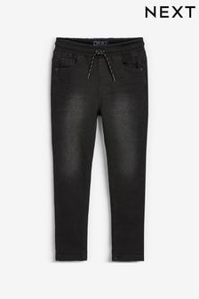 Black Skinny Fit Stretch Elasticated Waist Jeans (3-16yrs) (843409) | $22 - $31