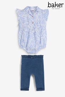 Baker by Ted Baker Shirt Bodysuit Set