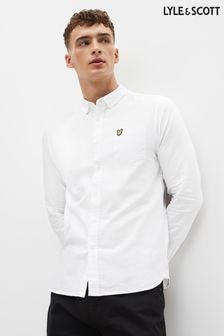 Lyle & Scott White 100% Cotton Oxford Shirt (843639) | $111