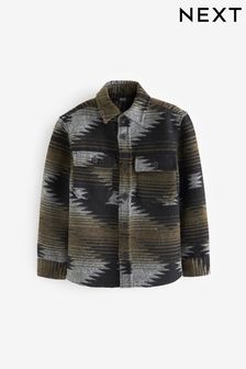 Black Patterned Overshirt (3-16yrs) (843648) | €21 - €25