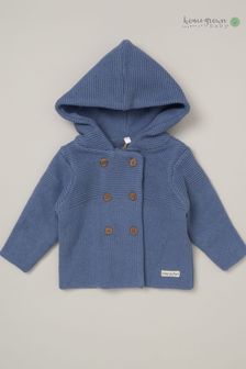 藍色 - Homegrown棉質針織紐扣開襟毛衣 (844224) | NT$1,310