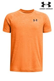 Under Armour Orange Tech 20 Short Sleeve T-Shirt (844702) | SGD 33