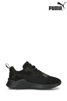 Puma Black Wired Run Pure Kids Shoes (844757) | €46