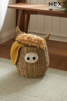 Natural Hamish The Highland Cow Storage Basket (845132) | €37