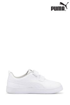 Белый - детские кроссовки Puma Courtflex V2 (845275) | €37