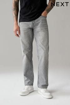 Grey Straight Fit 100% Cotton Authentic Jeans (845331) | 99 QAR