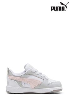 Puma White Rebound V6 Lo Toddlers' Trainers (845387) | TRY 1.190