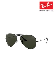 Темные Зеленый объективы Gunmetal & Dark Зеленый - Солнцезащитные очки-авиаторы Ray-ban (845390) | €172