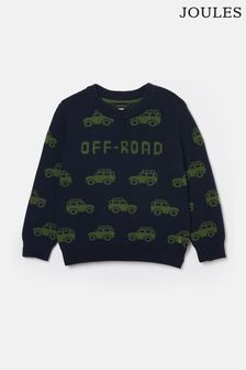 Joules Burton Navy Blue Intarsia Knitted Jumper (845783) | €28.95 - €32.95