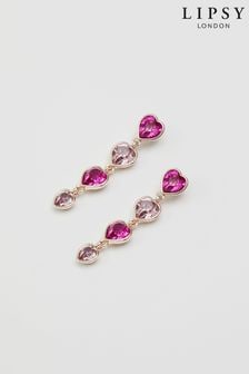 Lipsy Jewellery Gold Tone Heart Earrings (846860) | €22.50
