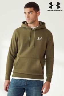 Under Armour Green Essential Fleece Hoodie (847918) | $103