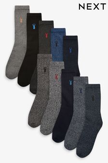 Blue 10 Pack Heavyweight Socks (848119) | $56