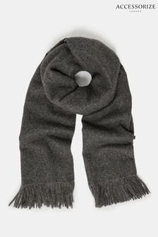 Серый ультрамягкий шарф Accessorize Holly (849732) | €29
