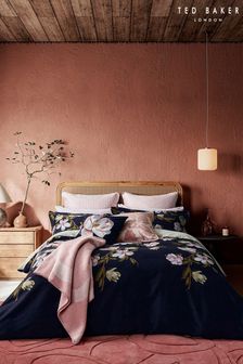 Ted Baker Blue Opal Floral Duvet Cover and Pillowcase Set (849821) | AED807 - AED987