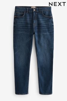 Niebieski - Standardowy krój - Jeansy ze stretchem w stylu vintage (850595) | 180 zł