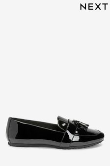 Black Regular/Wide Fit Forever Comfort® Cleated Tassel Loafers (850619) | €14