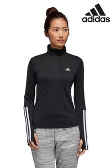 Haut adidas 1/4 zippé à manches longues