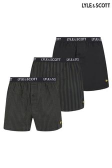 Lyle and Scott Lenny Black Underwear Boxers 3 Pack (851454) | $110
