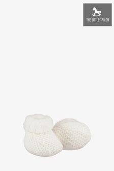 The Little Tailor Babyschuh aus Strick mit weichem Futter, Creme (851782) | 26 €
